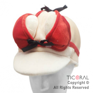 SOMBRERO VISERA PECHOS CORPI�O ROJO HS5796-1 x 1